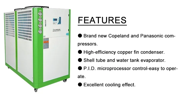 15 ton air cooled r407c industrial systems  cooling water chiller