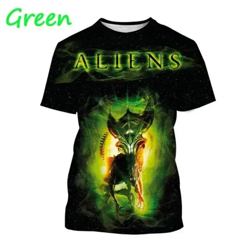 Fashion Men Clothing New Alien Creature 3D Print T-shirt Personalized Casual Oversized T Shirt Harajuku Street Unisex Tops Tees