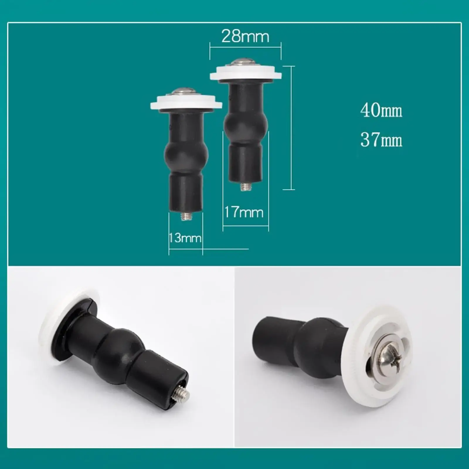 2x Toilet Seat Expansion Screw Hinges Tool Replacement Spare Parts Home