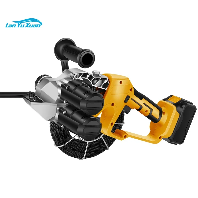 Lithium Battery Electric Thread Machine Automatic Pull Wire Stringing  Cable Push Puller Tools Wall Threading 