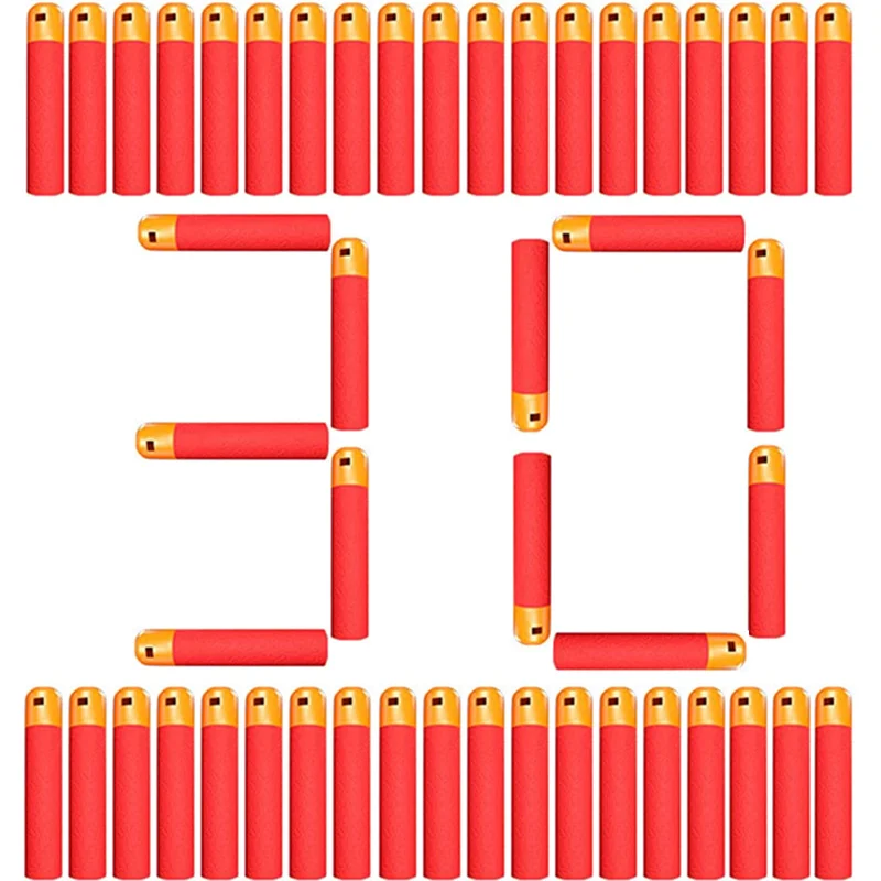 Kinderen Schietspel Refill Dart Bullets Pack 9.5 cm * 1.9 cm Compatibel met Nerf N-Strike Mega Blaster Mastodon Twinshock Speelgoed Guns