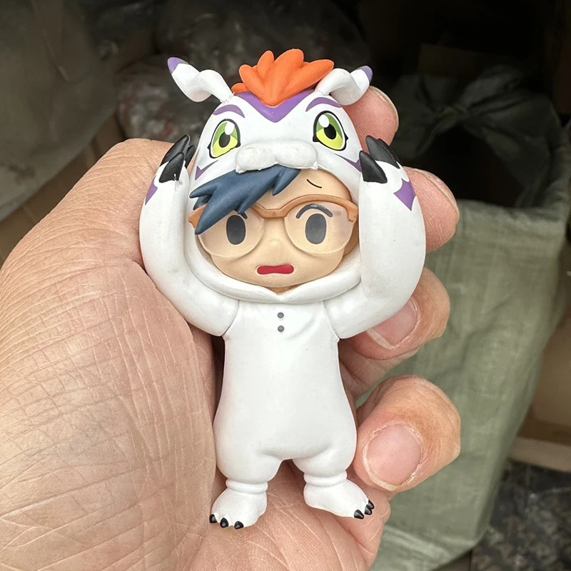 Original Loose Anime Digital Monster Gomamon Kido Jo Harbor Seal Animal PVC Figure Rare Collect Digimons Model Toy Gift for Kid