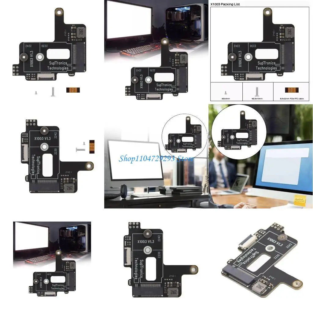 

Y2GD M.2 NVMe HAT M.2 PCIe to NVMe Top Adapters Expansion Board for 5