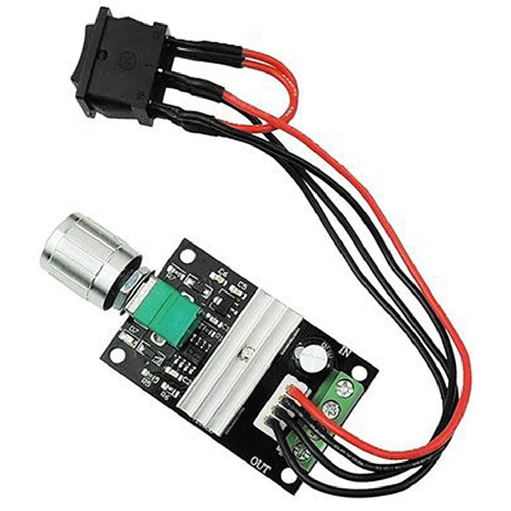 Motor Speed Controller Module 6V 12V 24V 28V Governor Switch Drive Module Adjustable Speed Regulator PWM Motor Speed Controller