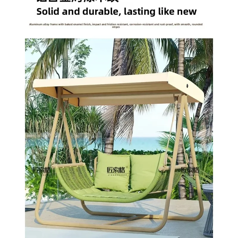 hw-24 Outdoor Swing Courtyard Villa Outdoor Hammock Home Hanging Chair Swing Chair