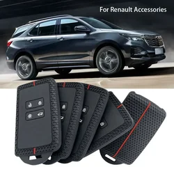 Silikonowe etui klucza samochodowego dla Renault Captur Koleos Kadjar Arkana Megane Dacia Duster Sandero Stepway inteligentny obudowa pilota zdalnego sterowania