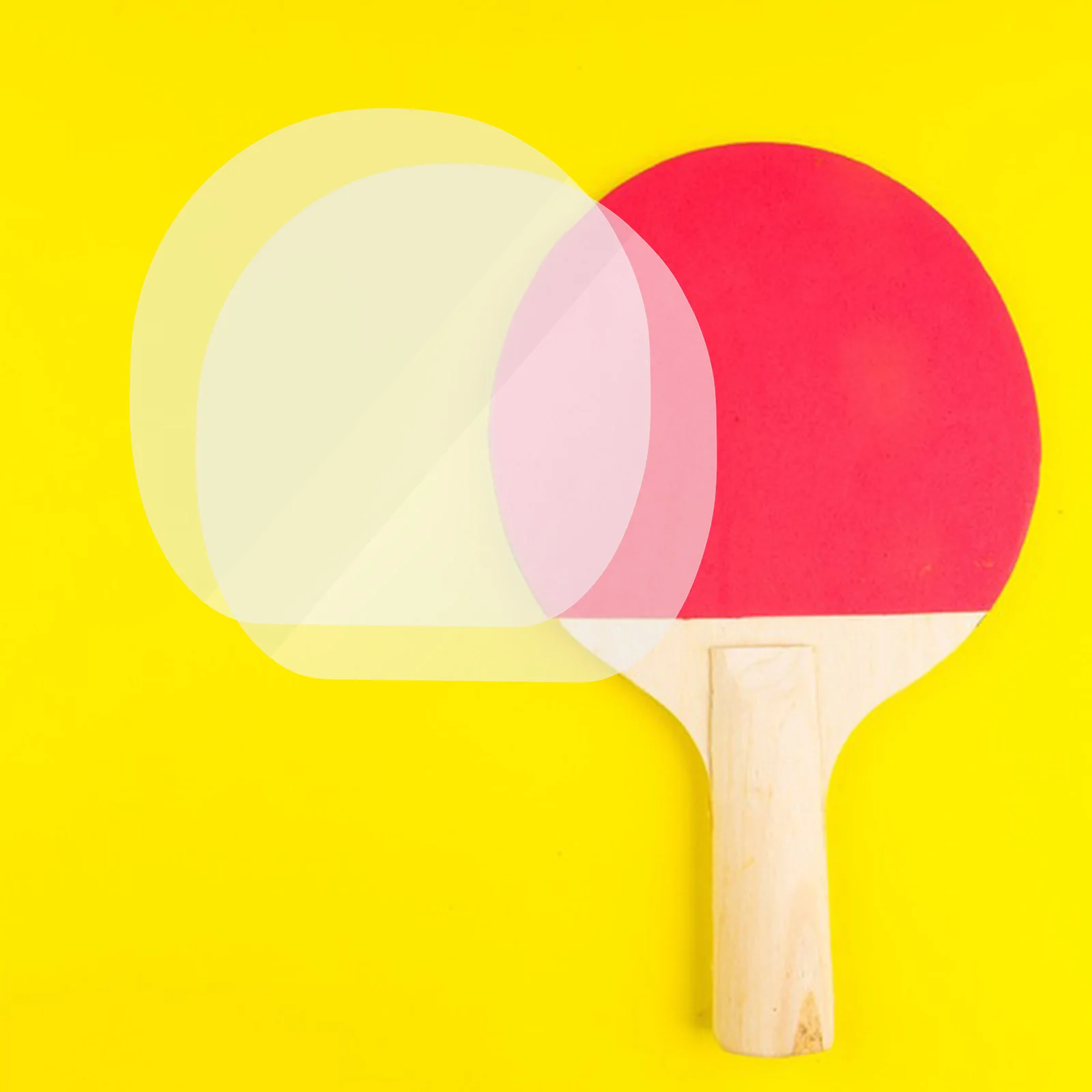 

5 Pcs Table Tennis Racket Protective Film Paddle Adhesive Transparent Sticky for Cover Pong
