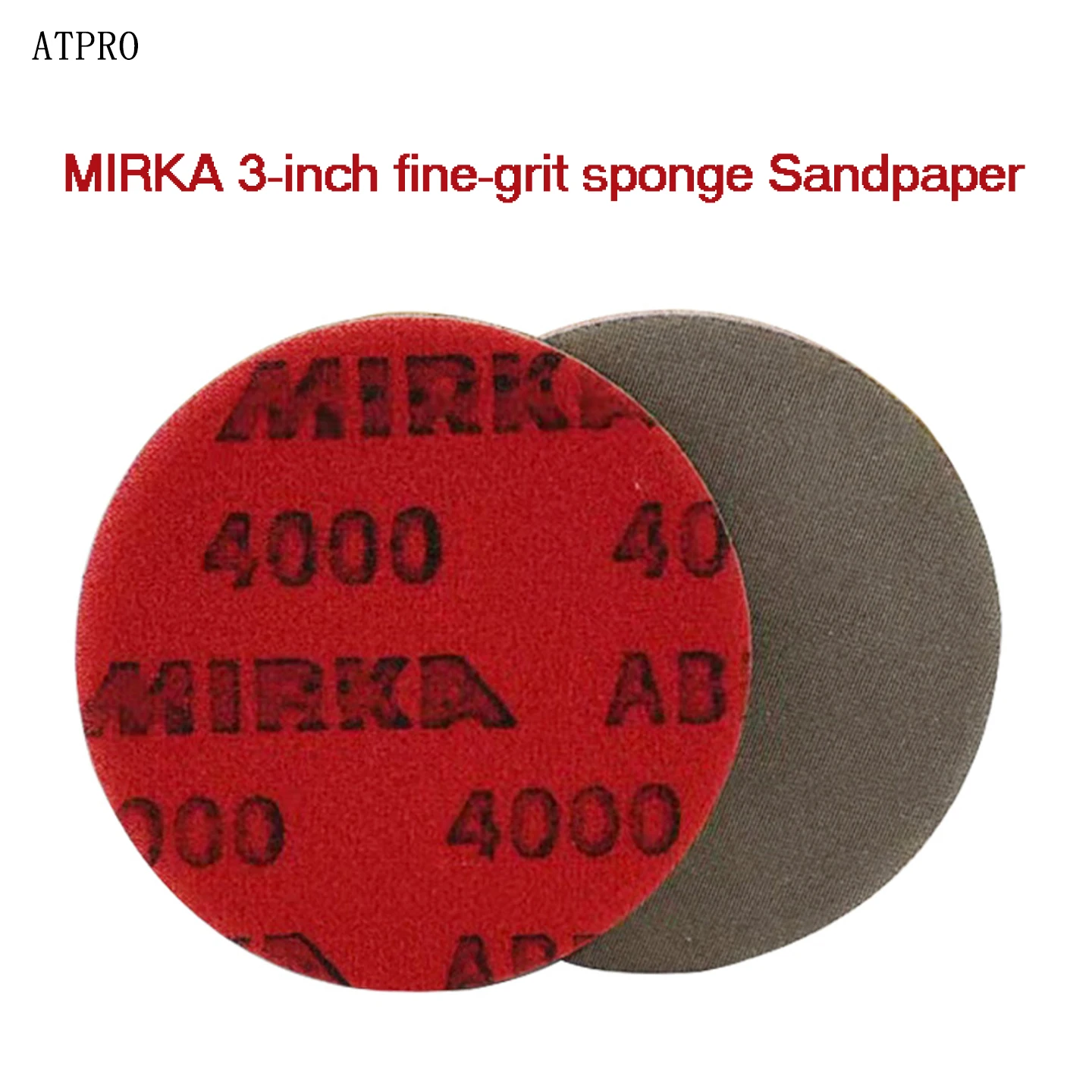 

Mirka 3-inch disc fine grinding sponge sandpaper polishing disc 75 mm grip disc flocking sheet car grinding and polishin