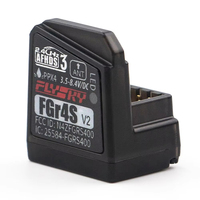 Flysky FGR4S V2 Receiver AFHDS Single-Antenna Bidirectional PWM/PPM/IBUS Output Receiver for Flysky NB4 PL18 RC Transmitter