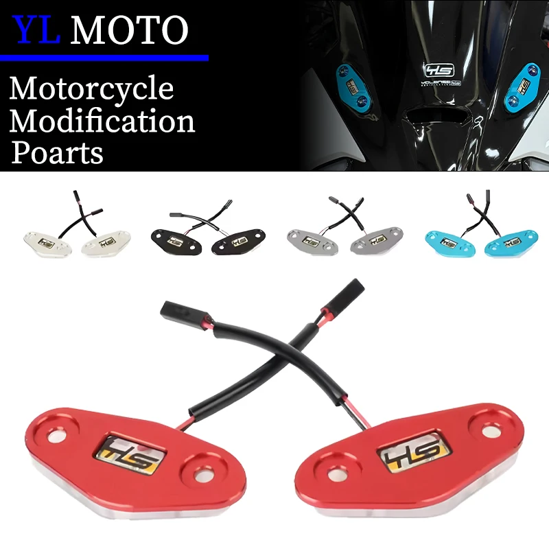 For CF 675SR 675SRR 675SR-R 675 SR motorcycle retrovisors seat cover decorative LED light mirror base light