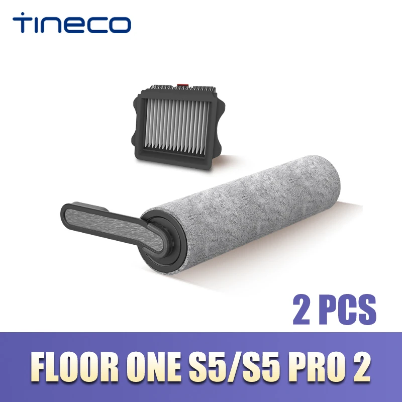 Lot De 2 Rouleaux Brosse Compatible Tineco Floor ONE S5 / S5 Pro 2 - Aspirateur Humide Sec