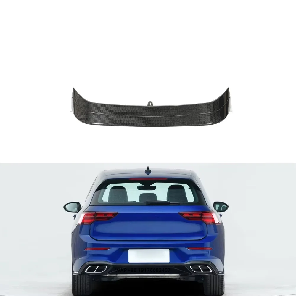 

Car bumpers golf 4 spoiler Carbon Fiber Rear Roof Spoiler forVolkswagen Golf MK8 GTI R 4-Door 2021-2022