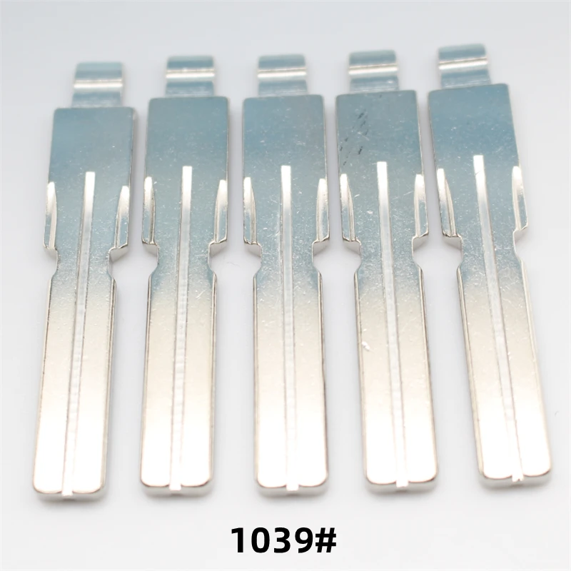 

FLYBETTTER OEM 50Pcs 1039# Metal Blank Uncut Remote Key Blade For Volvo XC90 S80 For Keydiy KD Xhorse VVDI JMD