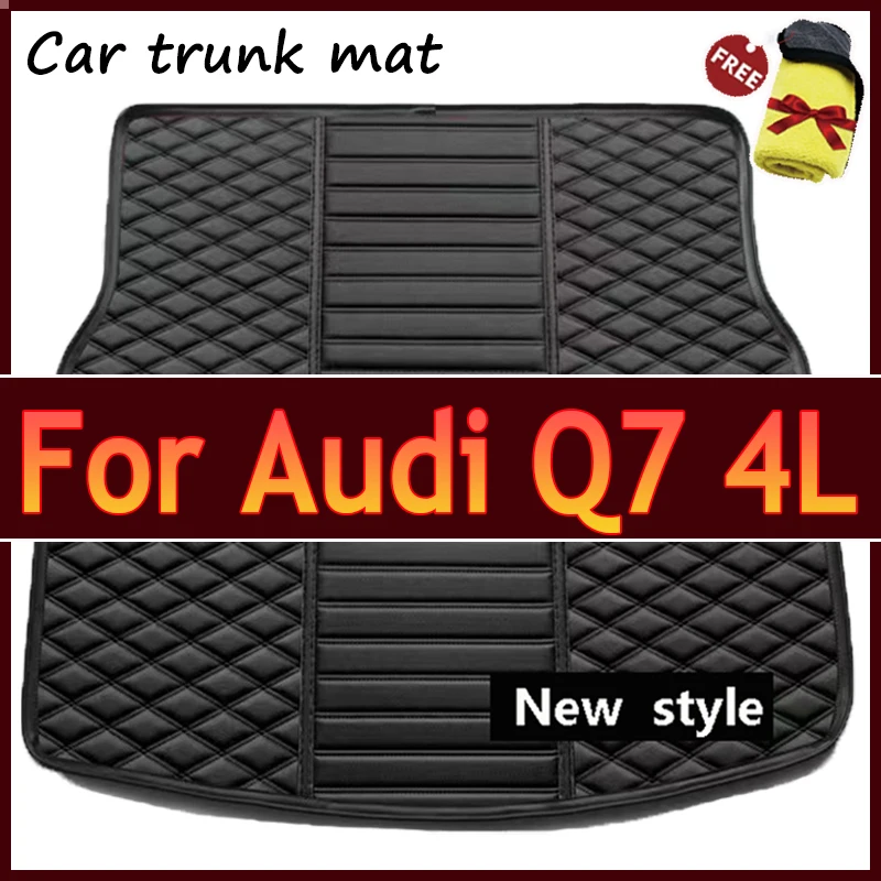 

Коврик для багажника автомобиля для Audi Q7 4L 5-Seat 2006-2015 07 08 09 10 11 12 13 14, пользовательские автомобильные аксессуары, украшение интерьера автомобиля