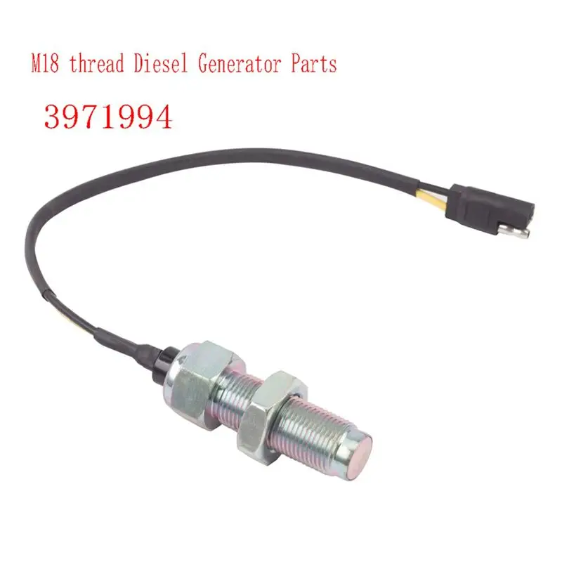 3971994 For Cummins 6BT DCEC Generator Engine RPM Pickup Speed Sensor Assembly Thread Diesel Generator Parts Top-Rated