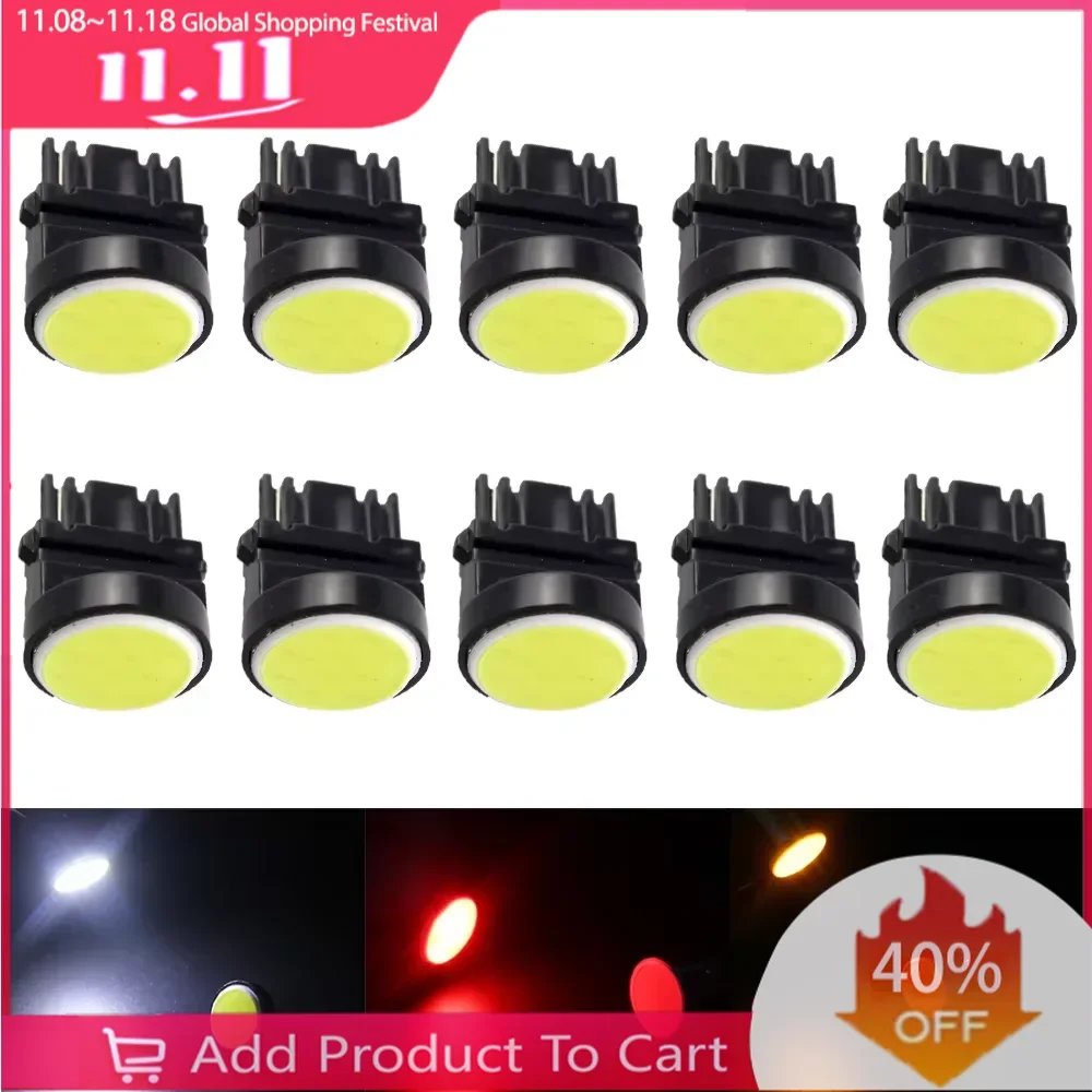 10 шт. T25 1156 3156 COB 12 SMD 12Led Автомобильный сигнал заднего хода Светодиодные фонари Задние фонари 12 В постоянного тока 1156/1157/7443 7440/3156 3157