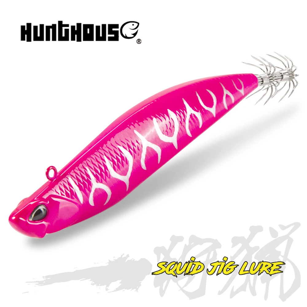 

Hunthouse EGI Suqid Lure 110mm 26.7g D-Squid Jigging Pencil Baits With EGI Hook Tip-Run Luminous Leurre pesca Tackle LW522