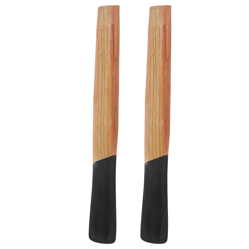 

2 Pcs Masonry Hammer Handle Wooden Replacement For Repairing Accessories Smooth Surface Easy Installation Fit Perfectly