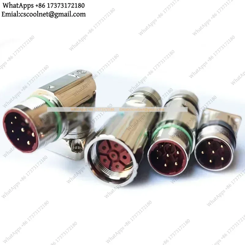 k06 k3 M23 Encoder Connector 6Pin 8Pin Male Female Plug Socket IP67 Waterproof Power Signal Adapter for Servo Motor