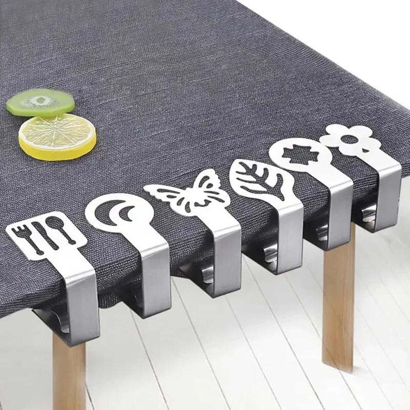 1pcs Stainless Steel Tablecloth Clip Graphic Clip Butterfly Tablecloth Clips Wedding Clamp Holder Kitchen