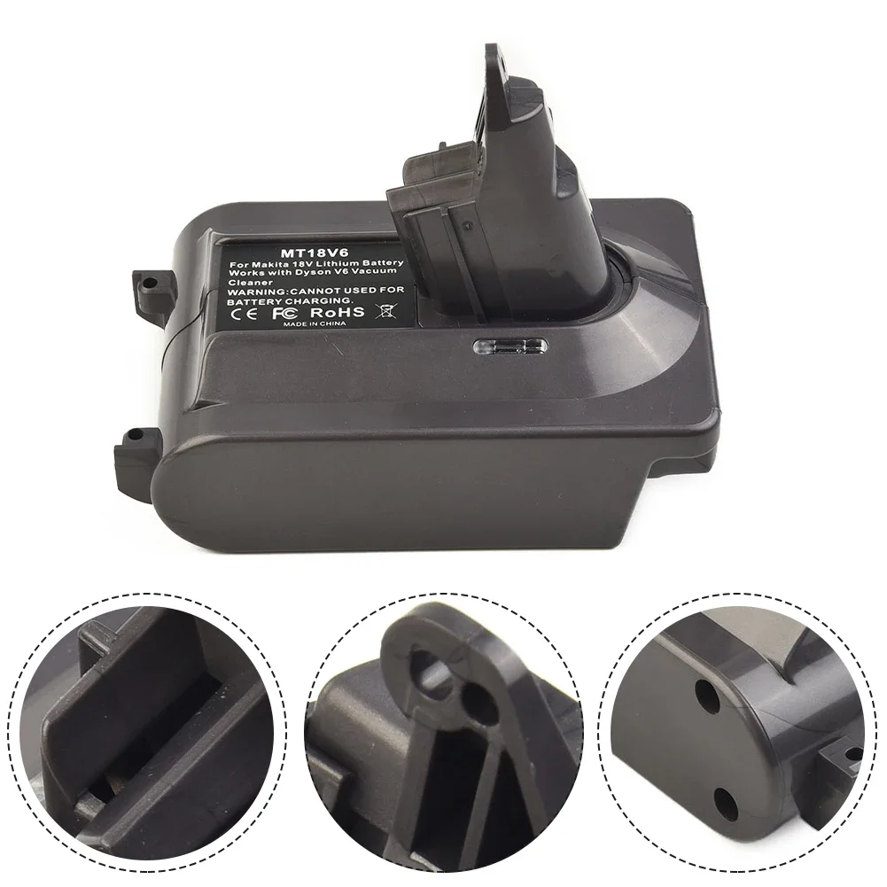 Converter Li-ion Battery 1pcs 21.6V 8000mAh Accessories Adapter Cleaner High Quality For Dyson V6/V7/V8 Battery