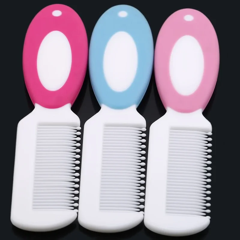 Brosse douce naturelle pour bébé, manche en bois, peigne à cheveux pour nourrissons, masseur de tête, soins pour bébés, 2 pièces/ensemble, 2022