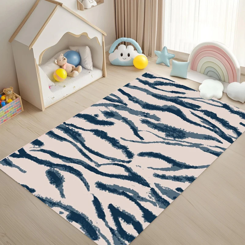 Animal Print Leopard Tiger Print Large Carpet Holiday Non Slip Living Room Bedroom Study Dining Room Home Office Decor Carpet