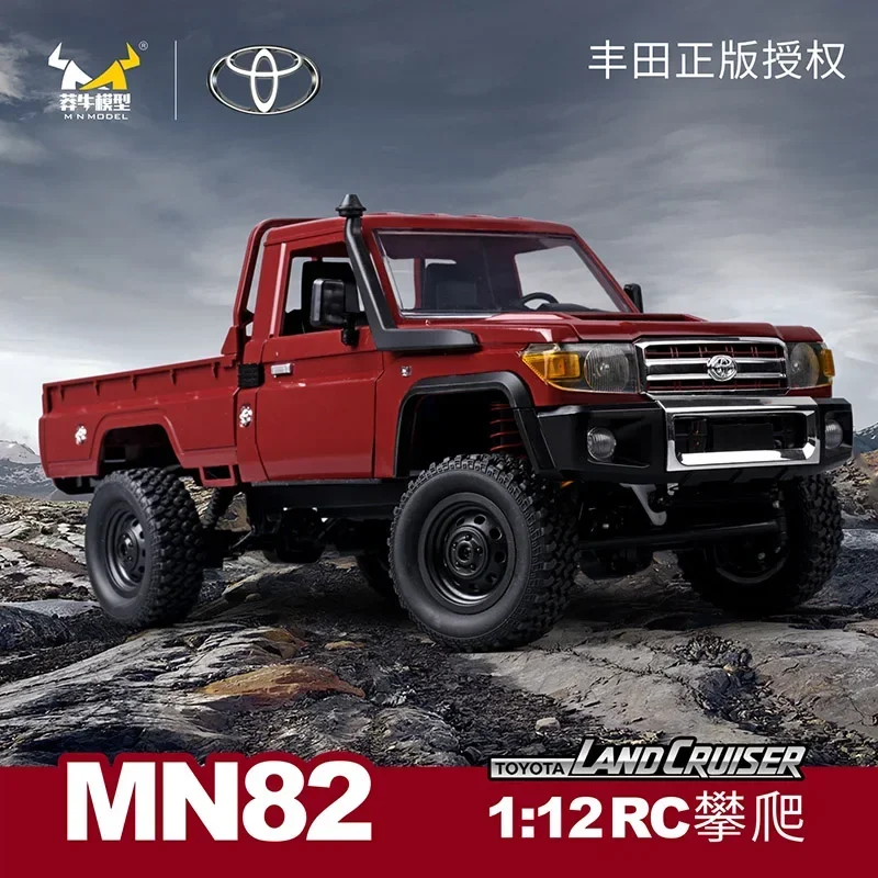 比例オフロード-男の子用リモートコントロールカー、mn82 1:12、フル