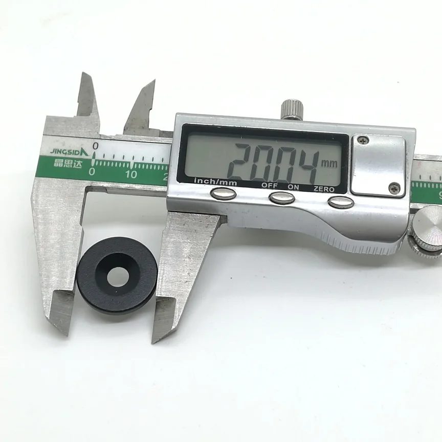 10/50PCS/LOT Disc Black Waterproof Countersink Magnet D20*3 Hole M5 Epoxy Plating Refrigerator-Magnets 20x3-5