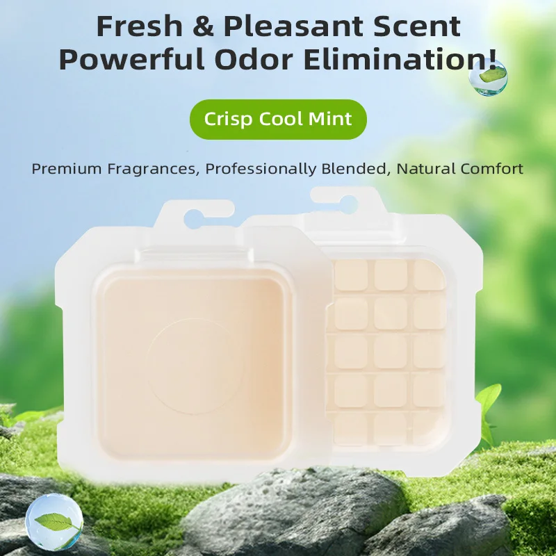 

N50 Cat Litter Deodorizer Cubes with Hook - Strong Odor Control, Long Lasting Freshness, Refillable for Litter Box