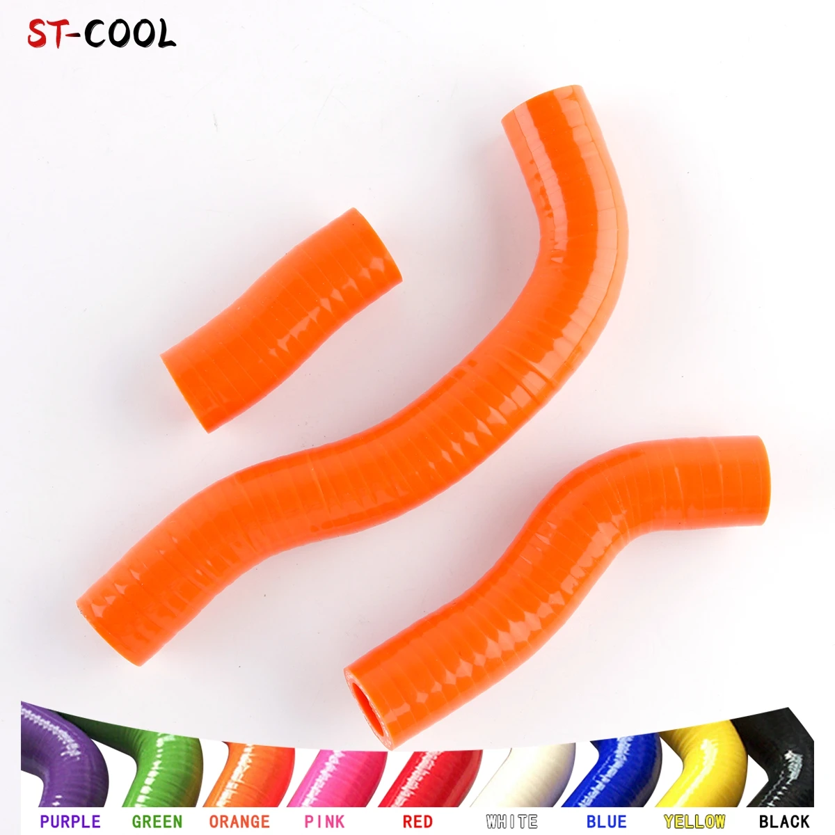 

FOR 2007-2010 KTM SXF 450 SMR 450SXF SX-F 2008 2009 High Performance Silicone Radiator Hoses Kit 3Pcs 10 Colors