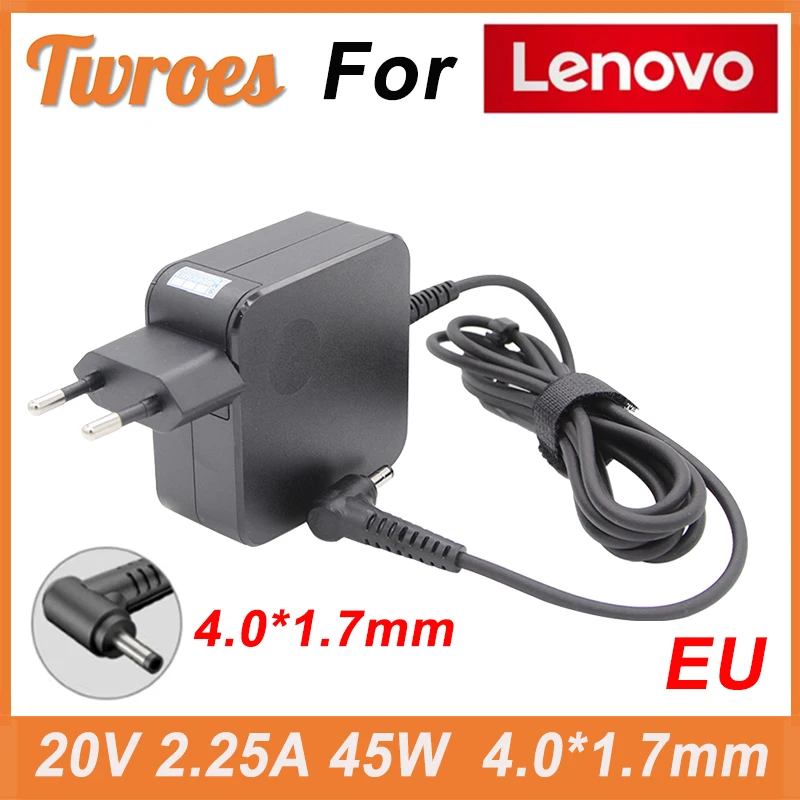 

Laptop Power Adapter 20V 2.25A 45W 4.0*1.7mm For Lenovo IdeaPad 100, 100S, Yoga 310, Yoga 510 Charger Power Adapter, AC Adapt