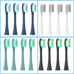 Têtes de brosse de rechange pour Oclean Flow/X/ X PRO/F1/ One/ Air 2, brosse à dents électrique sonique DuPont, buses à poils souples bleues et vertes