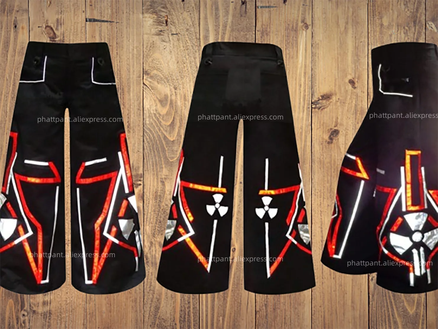 Фанта-штаны PHATTPANT, сахарные танцевальные стили, мельбурн, Bioscare – фратные штаны, красные и белые A010