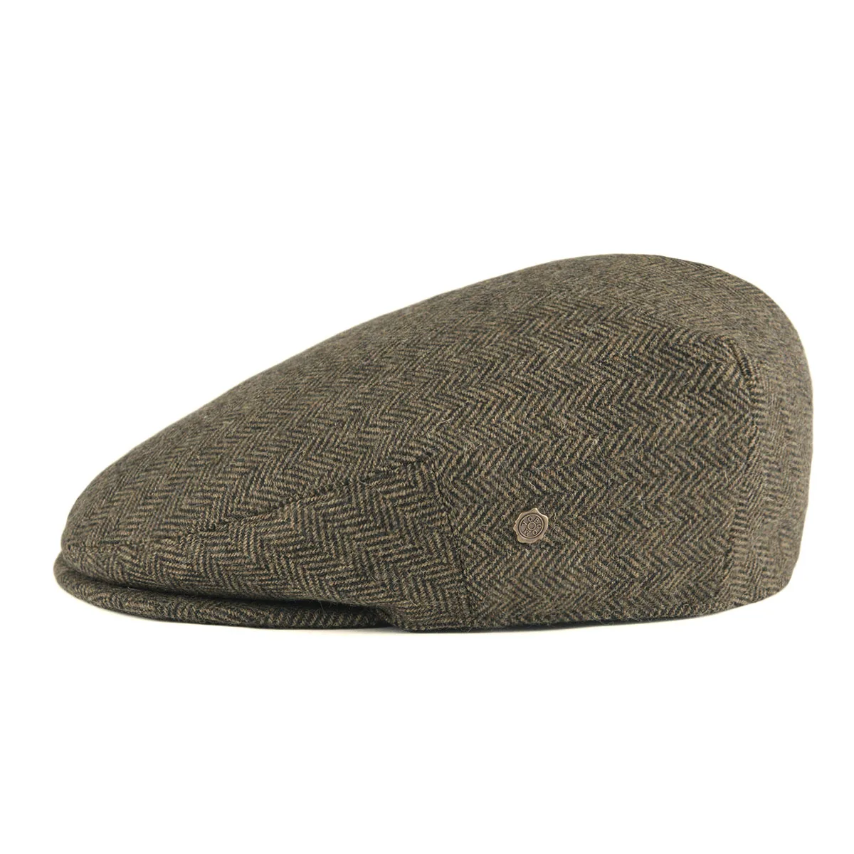 VOBOOM Herringbone Ivy Newsboy Cap Driving Flat Caps 50% Wool Tweed Blend Gatsby Cabbie Scally Hat Bunnet Paddy Hats
