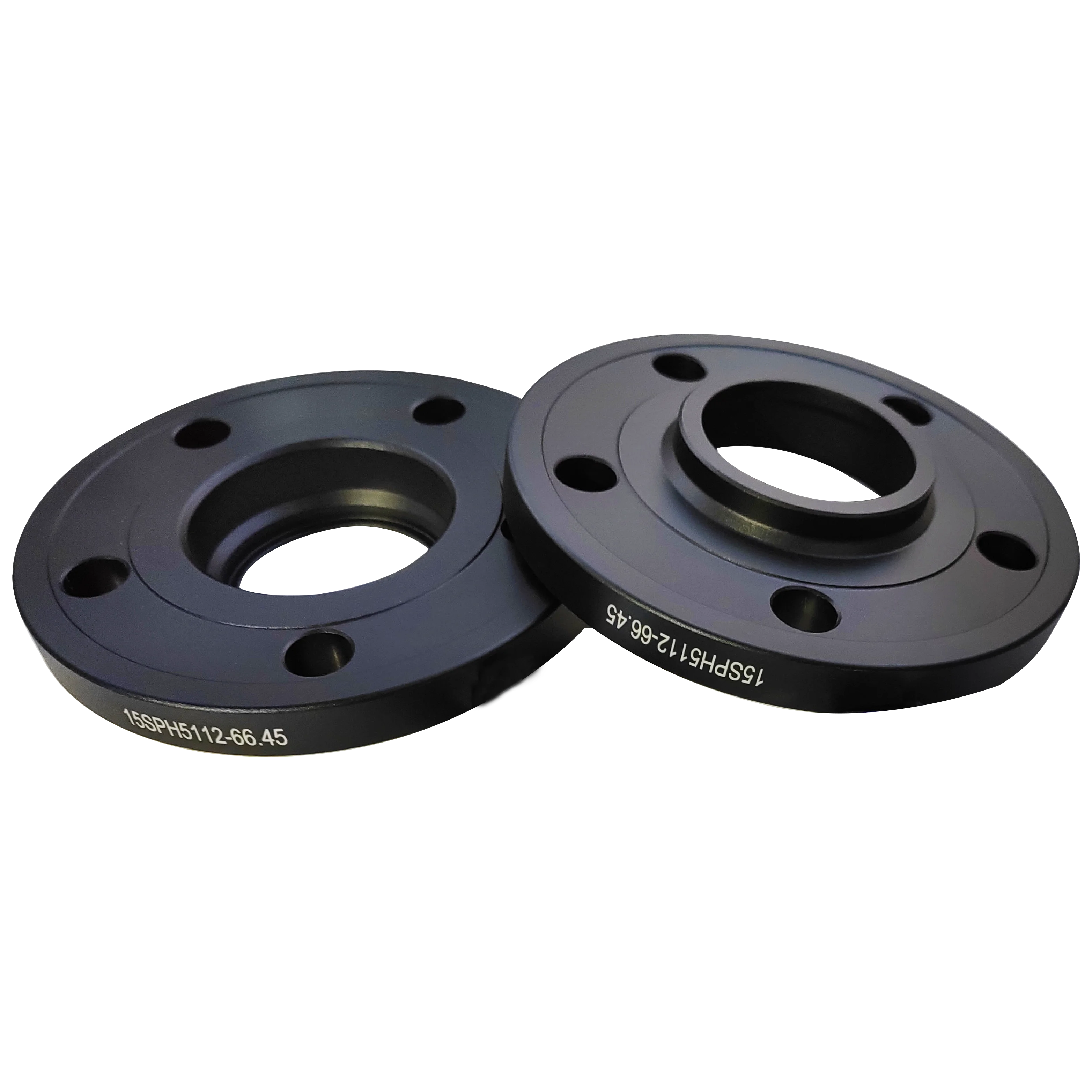 Fit For Audi A4 A5 b8 A7 S8 Black 5x112 CB 66.5 66.45mm Wheel Spacers Rims Hub Adapters Forged Aluminum Alloy 15mm 20mm 2 Pieces