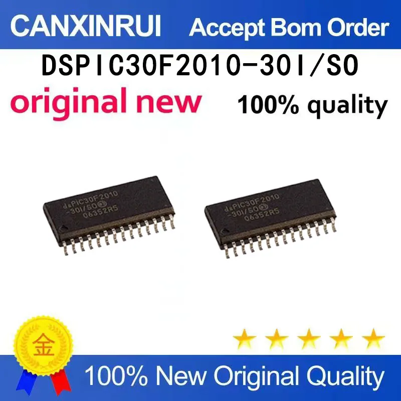 5pcs-100pcs）brand-new-original-dspic30f2010-30i-so-sop-28-microcontroller-chip-ic
