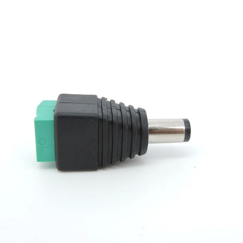 12V 2.5 x 5.5mm 5.5*2.1mm DC Power Male Plug Jack Adapter Connector Plug for CCTV single color LED Light