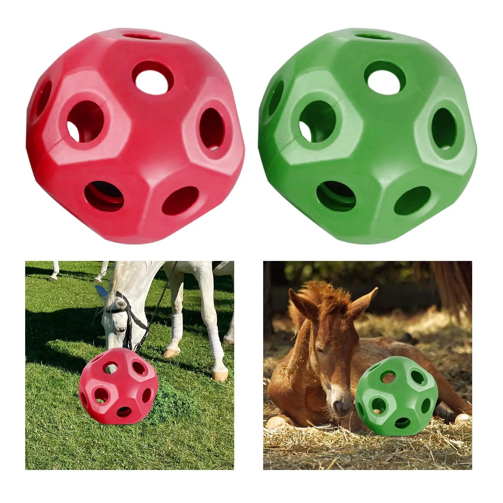 Leuke 15,7-inch paardenbehandelingsbal, paardenvoederspeelgoed voor paarden Stabiele kraam Paddock