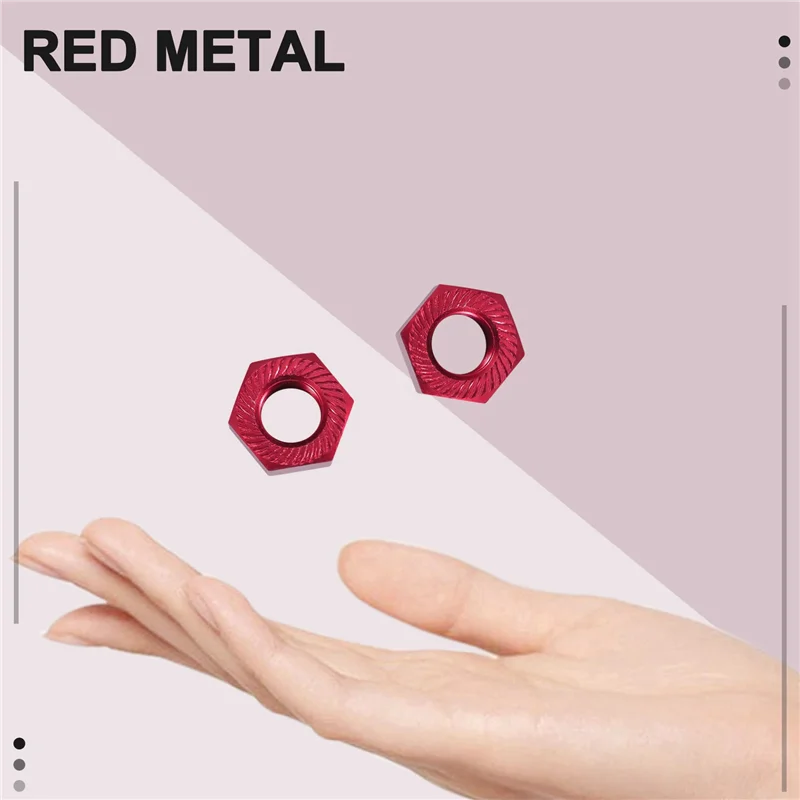 AS96-16 Pz 17 Millimetri M10 Ruota di Metallo Dado Esagonale M10XP1.0 NT002 Per JLB Racing CHEETAH 11101 21101 J3 Velocità 1/10 RC Auto Parti di Aggiornamento