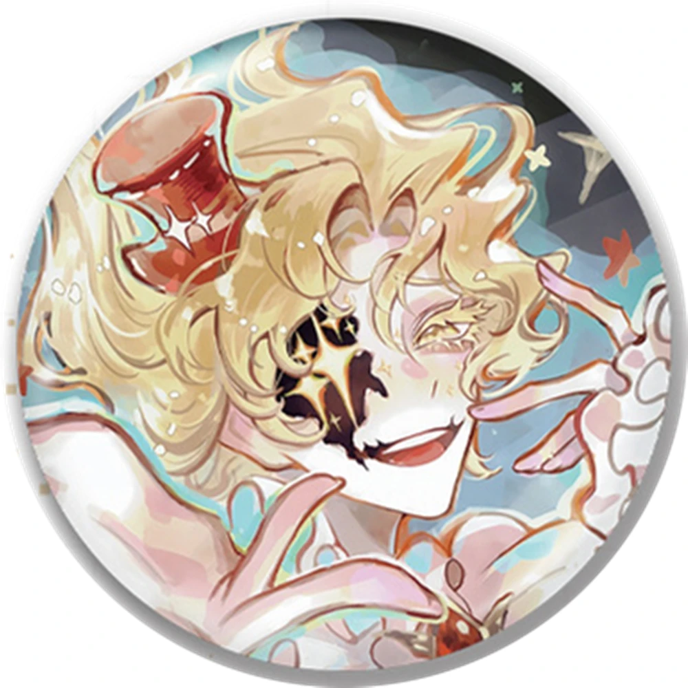 

58mm Game Identity Ⅴ Mike Morton Acrobat Cosplay COSTUME Badge Pin SPTE Tinplate Brooch Prop Gift