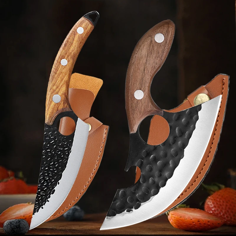 

Handmade Forged Stainless Steel Kitchen Knife Boning Knifes Fruit Knife Meat Cleaver Butcher Knife Fish Knives Cooking Knives