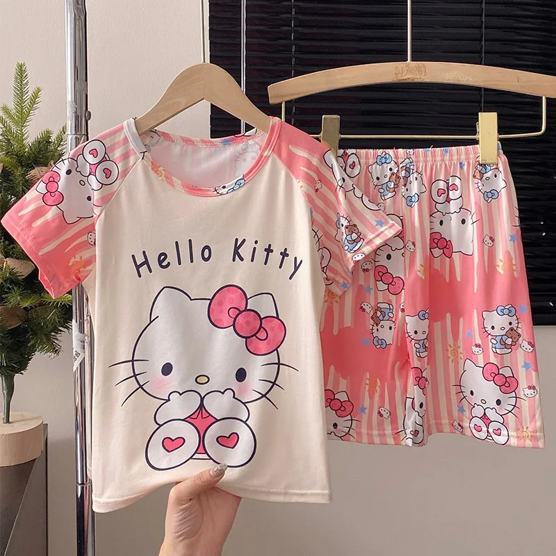 New Southeast Asian Children's Pajamas, Girls' Home Clothing, Boys' Summer Children's Clothing, Cartoon Thin Air Conditioning Cl