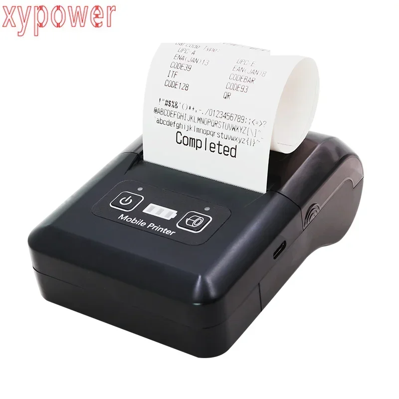 CN Printer 58mm Thermal Portable Invoice Receipt Bluetooth Android Apple Home Mobile Takeaway Meituan Multilingual