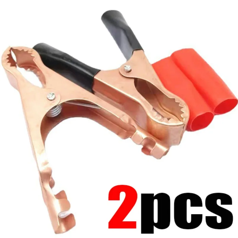 30A merah + hitam 70mm Mobil buaya karavan Van baterai uji Lead klip promosi Terbaik buaya klip konektor Plug Power