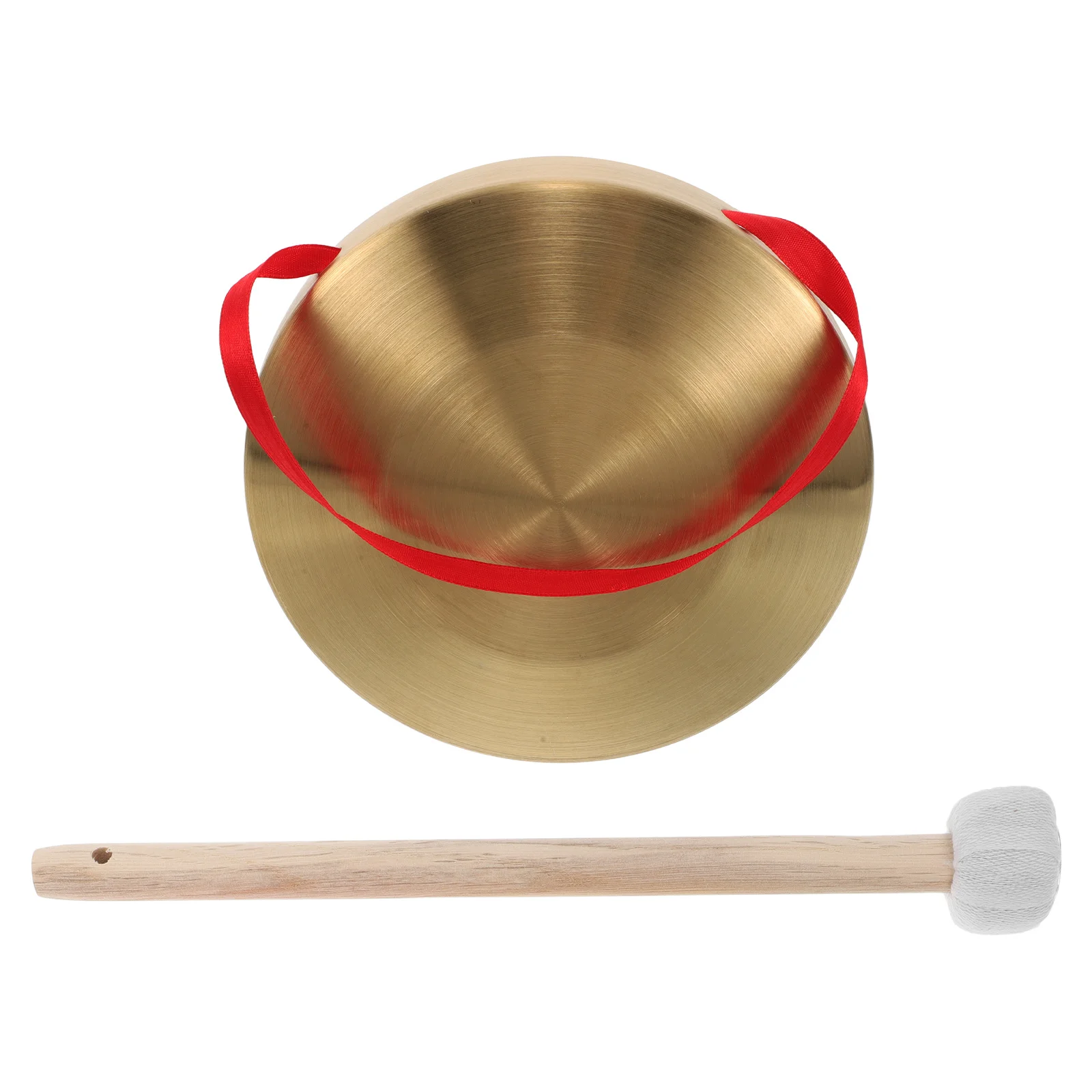 

1Set Mini Copper Gong Small Traditional Chinese Percussion Instrument Handheld Gong with Mallet for Kids Music Meditation Feng