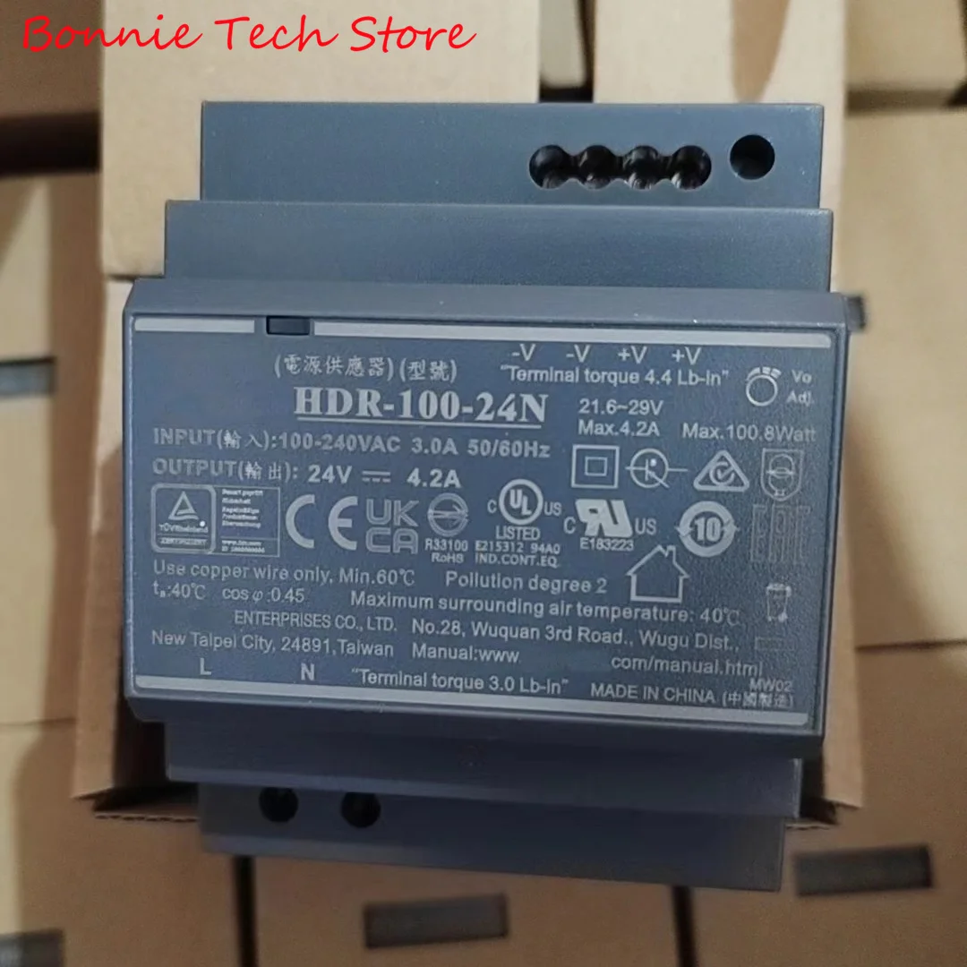 

HDR-100-24N for MEAN WELL Power Supply , 85~100W Ultra Slim Step Shape DIN Rail