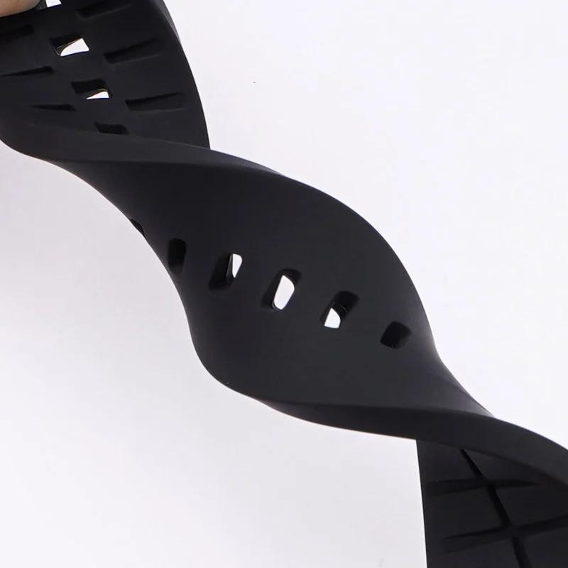 20 مللي متر 22 مللي متر 24 مللي متر الإفراج السريع حزام ساعة سيليكون استبدال ل العالمي مقاوم للماء سوار ساعة اكسسوارات مع أداة #3