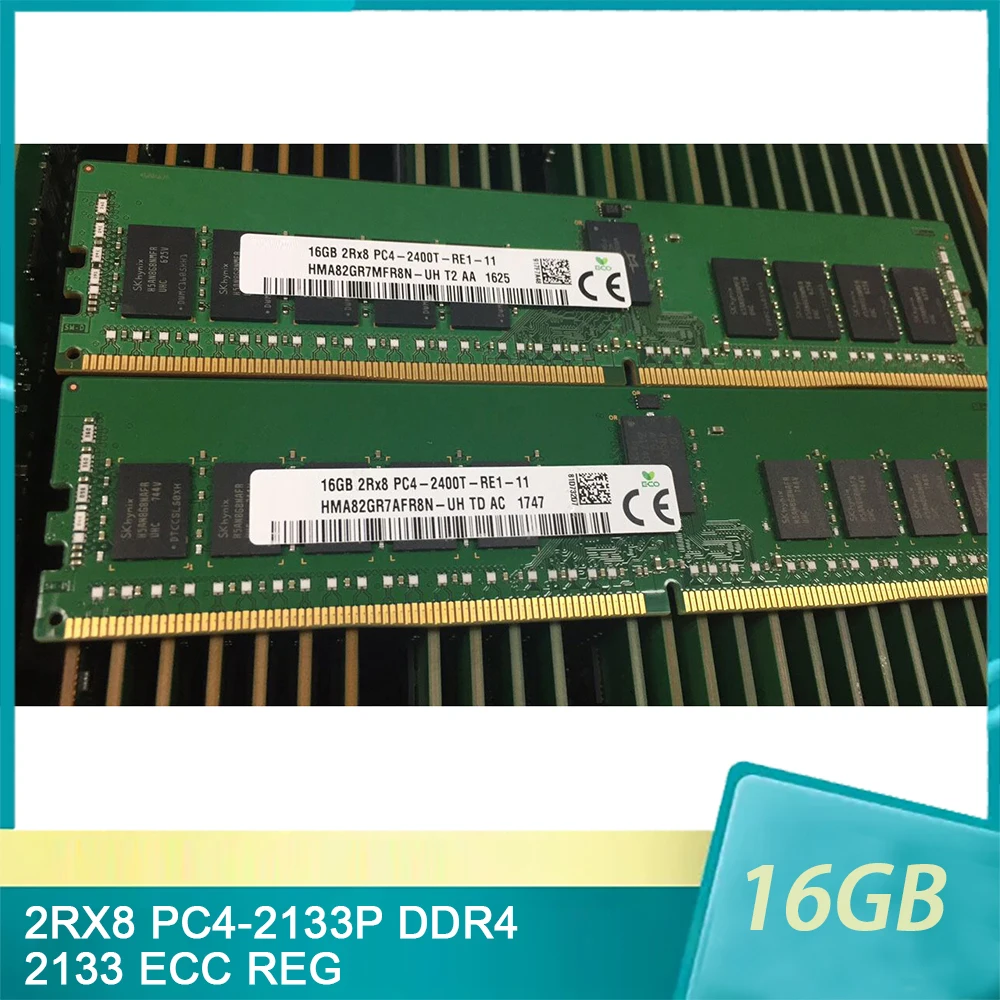 1 Pcs RAM 16G 16GB 2RX8 For SK Hynix PC4-2133P DDR4 2133 ECC REG Server Memory