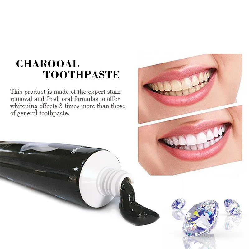 Peimei Activated Carbon Toothpaste for Whitening Anti Tooth Sensitivity Refreshing and Fixing Teeth